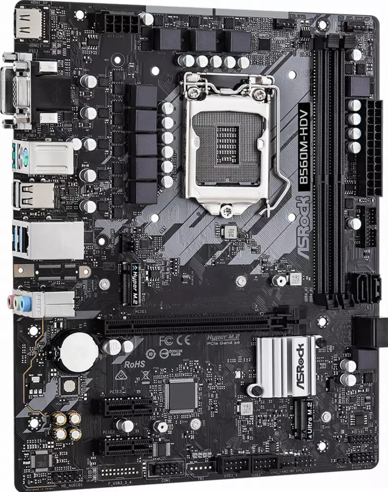 Дънна платка ASRock B560M-HDV R2.0 LGA1200 DDR4 
