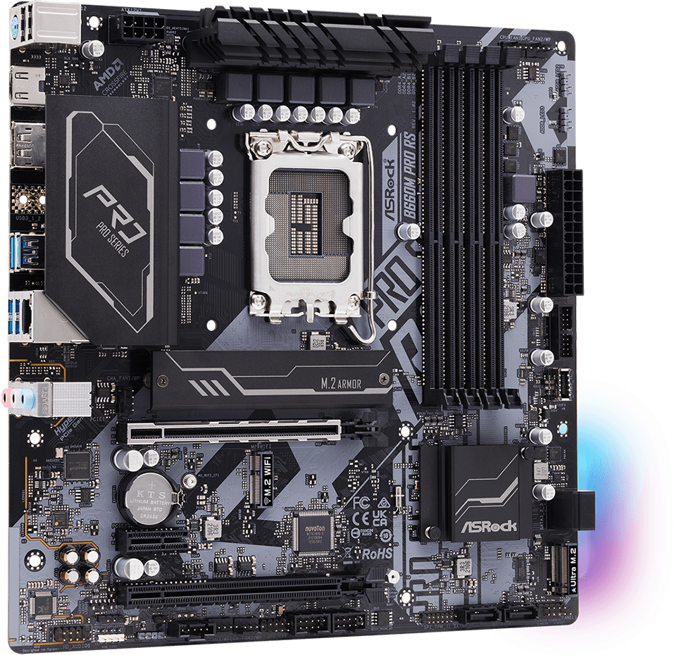 Дънна платка ASRock B660M PRO RS LGA1700 DDR4