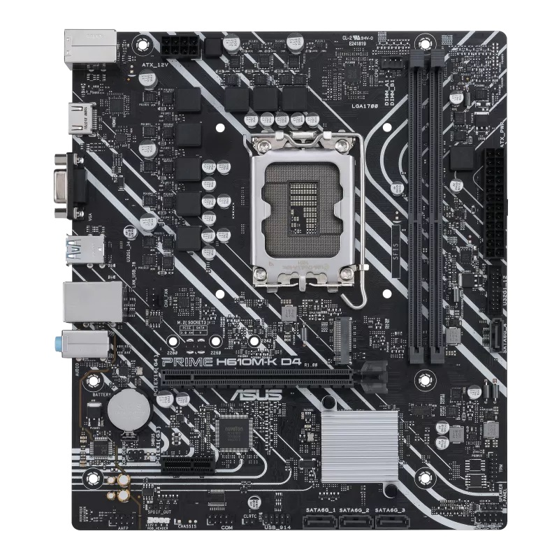 Дънна платка ASUS PRIME H610M-K D4 DDR4 LGA1700 