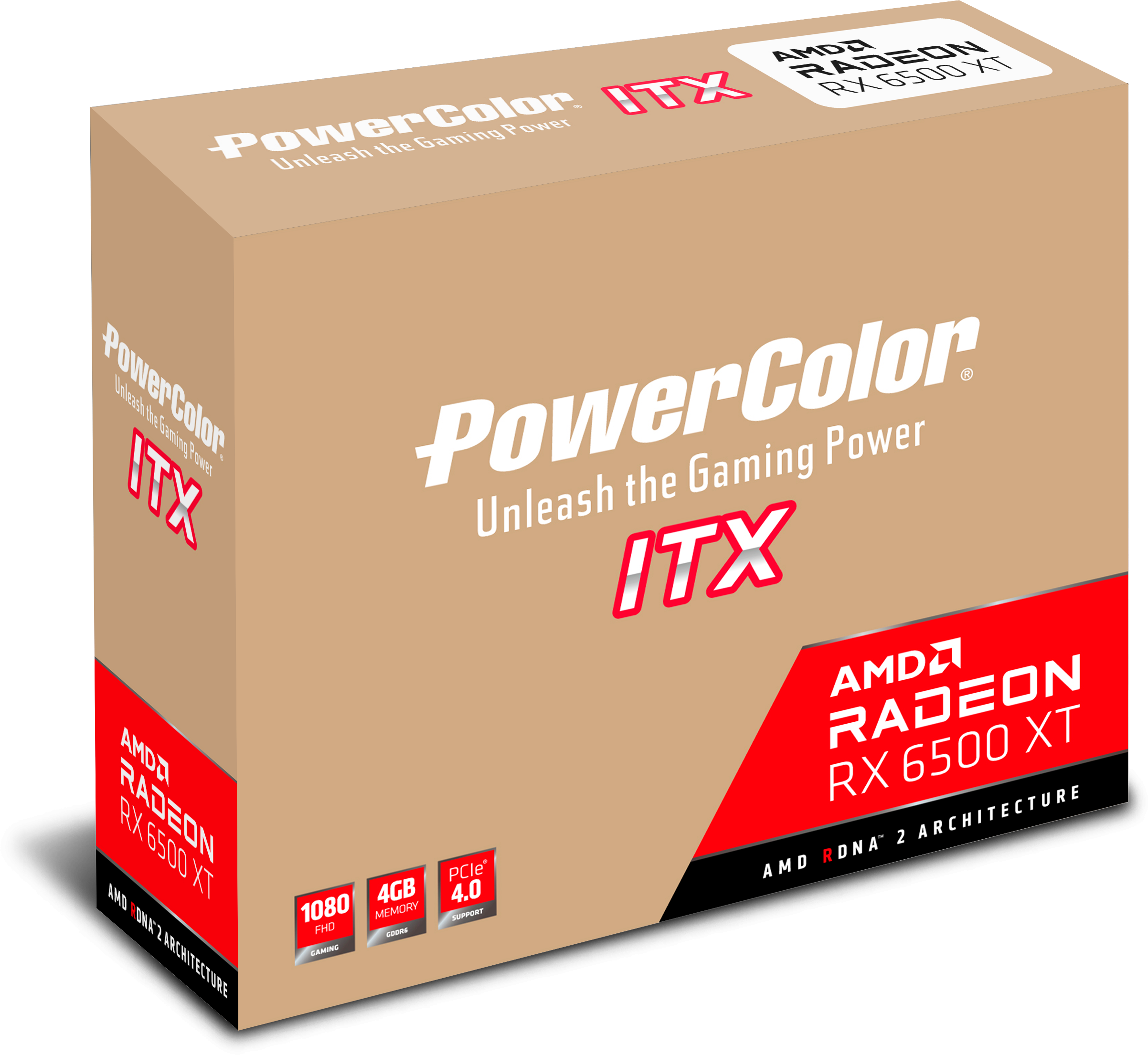 Видео карта PowerColor AMD Radeon RX 6500 XT ITX 4GB GDDR6