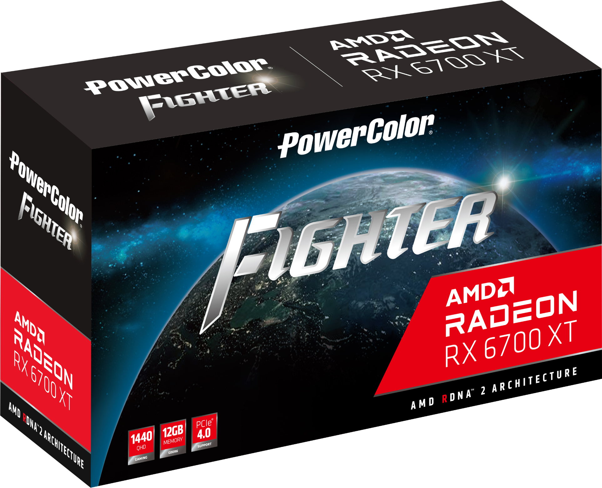 Видео карта PowerColor Fighter AMD Radeon RX 6700 XT 12GB GDDR6