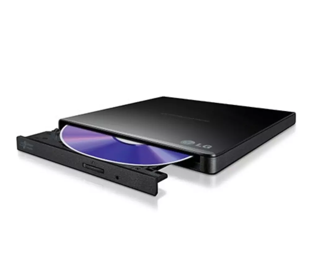 Оптично устройство външно LG GP57EB40 DVD-RW 8x External Slim USB 2.0 Black
