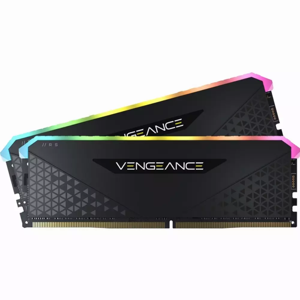 Памет Corsair Vengeance RGB RS 32GB (2x16GB) DDR4 3600MHz CL18 Black - CMG32GX4M2D3600C18