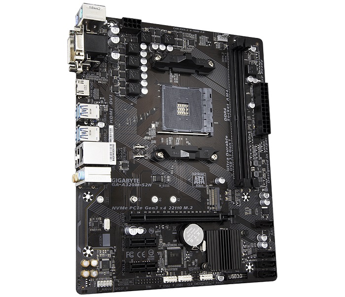 Дънна платка Gigabyte A320M-S2H rev 3.1 AM4