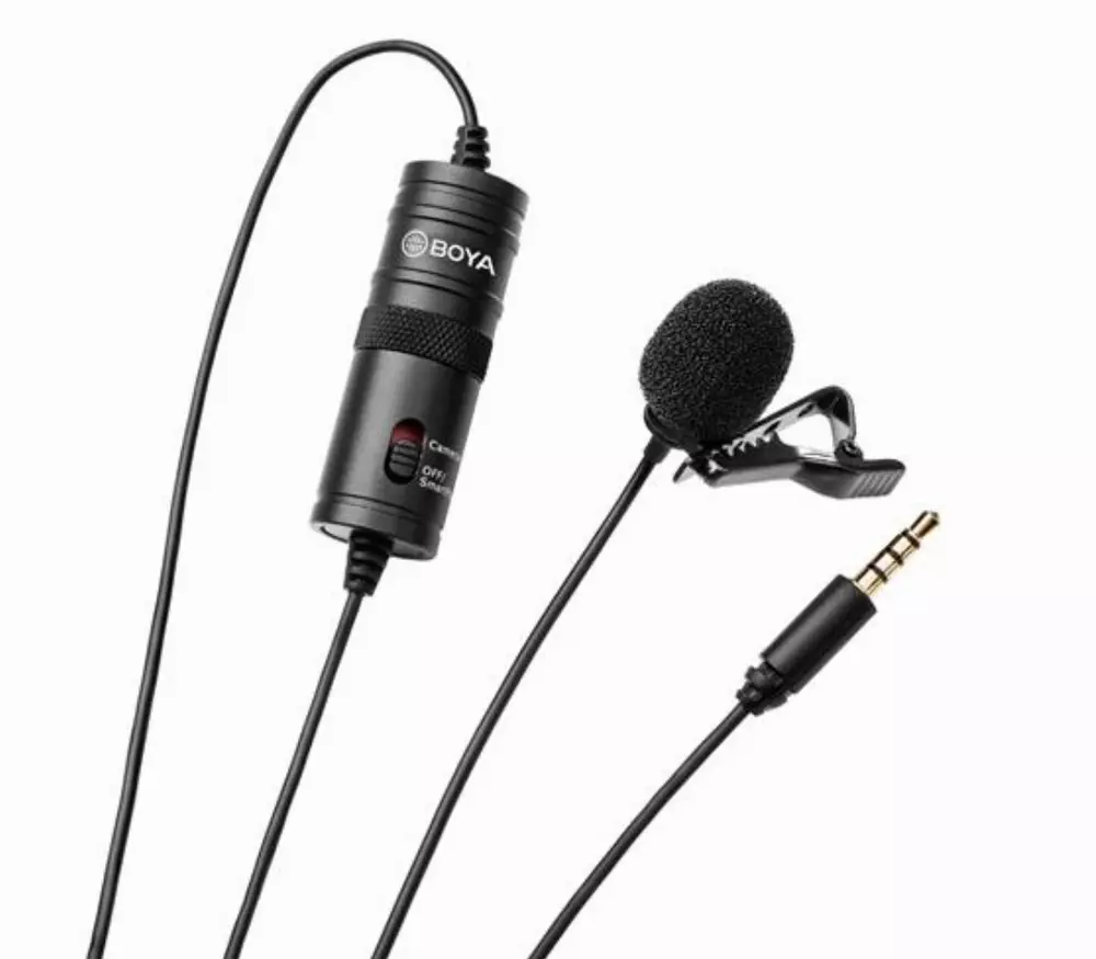 Микрофон брошка BOYA BY-M1, 3.5mm жак