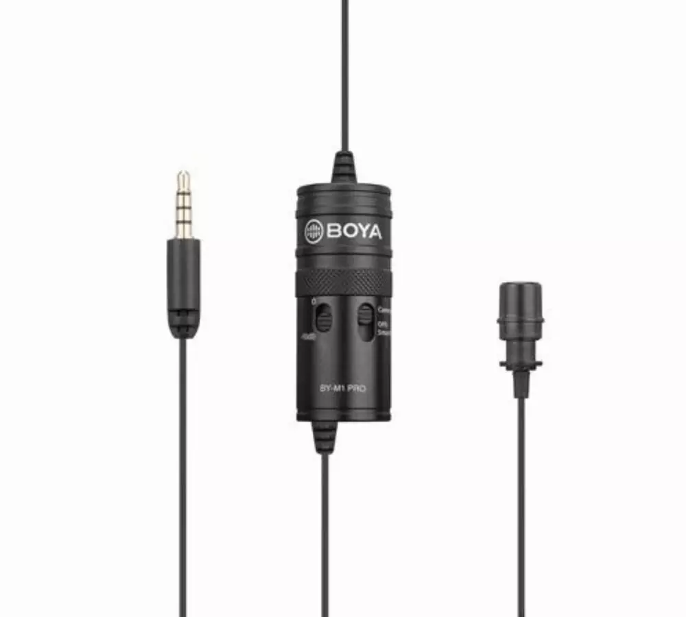 Микрофон брошка BOYA BY-M1 Pro, 3.5mm жак