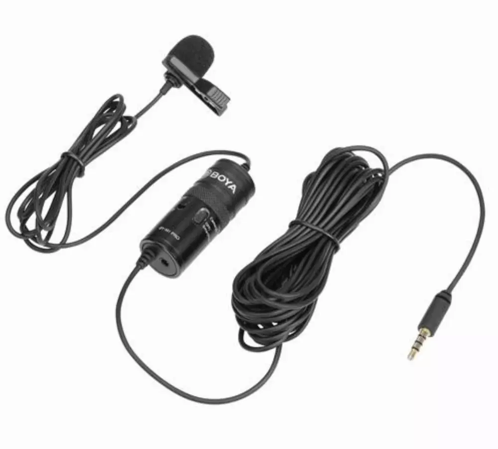 Микрофон брошка BOYA BY-M1 Pro, 3.5mm жак