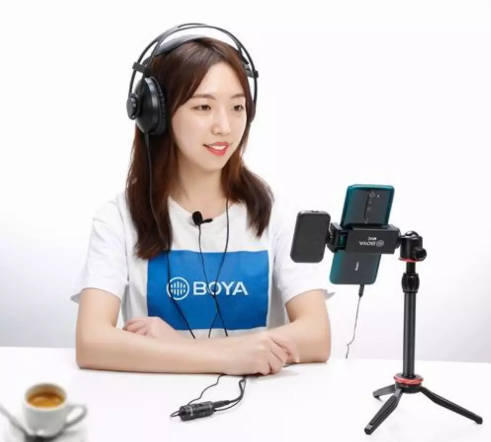 Микрофон брошка BOYA BY-M1 Pro, 3.5mm жак