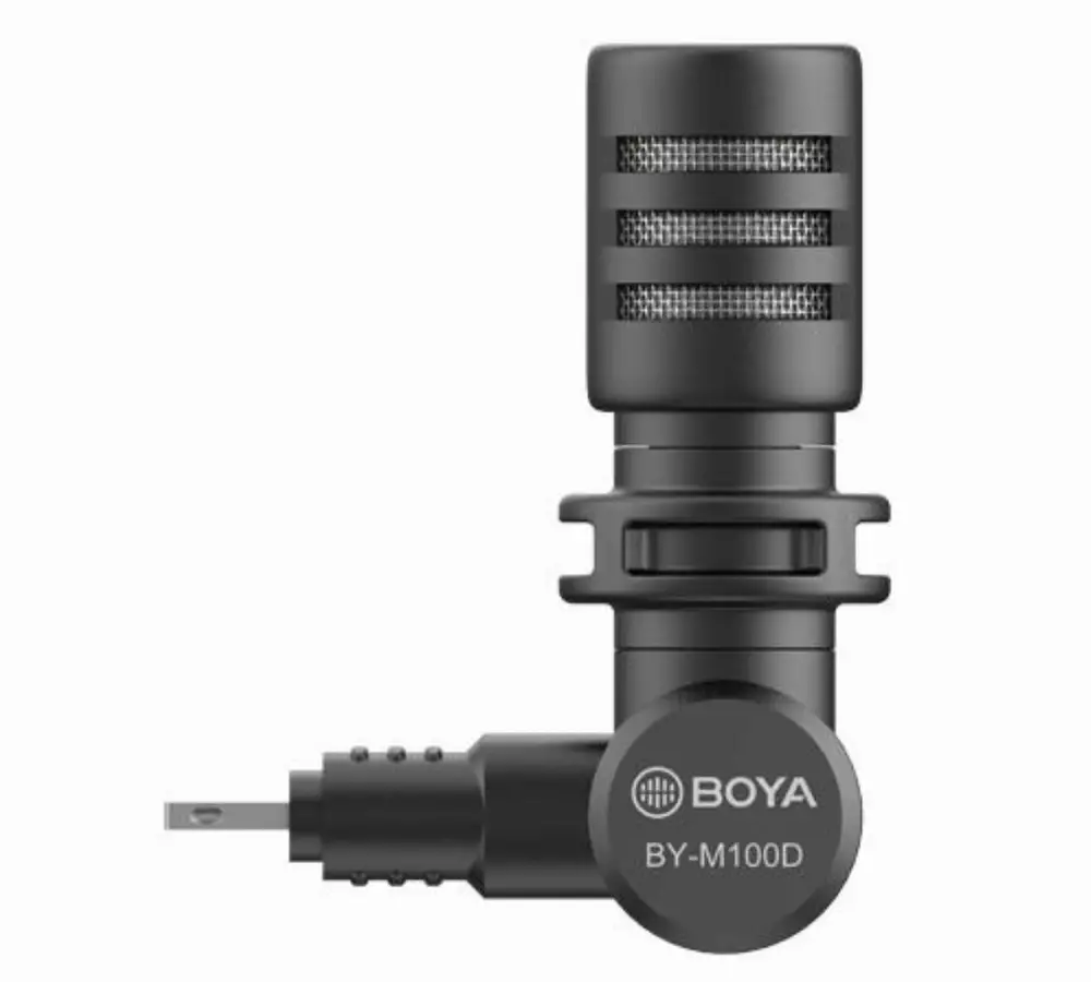 Микрофон BOYA BY-M100D компактен, Lightning, iOS