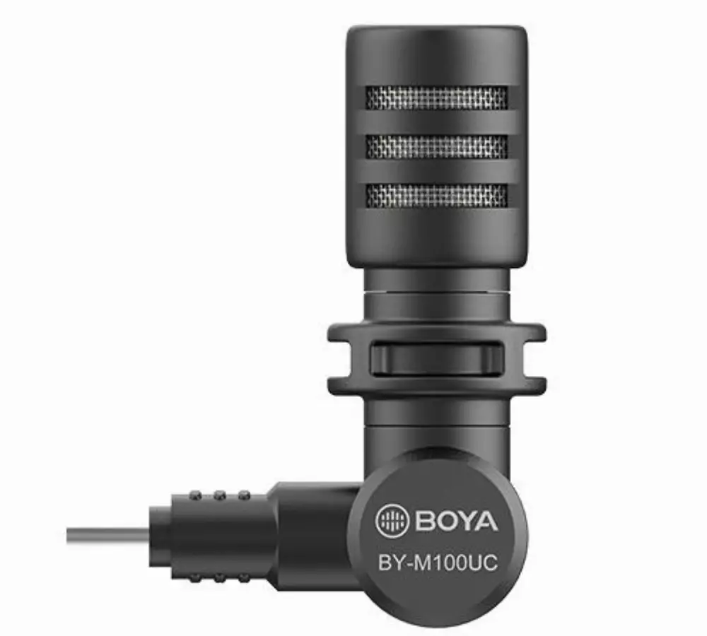 Микрофон BOYA BY-M100UC компактен, USB-C, Android