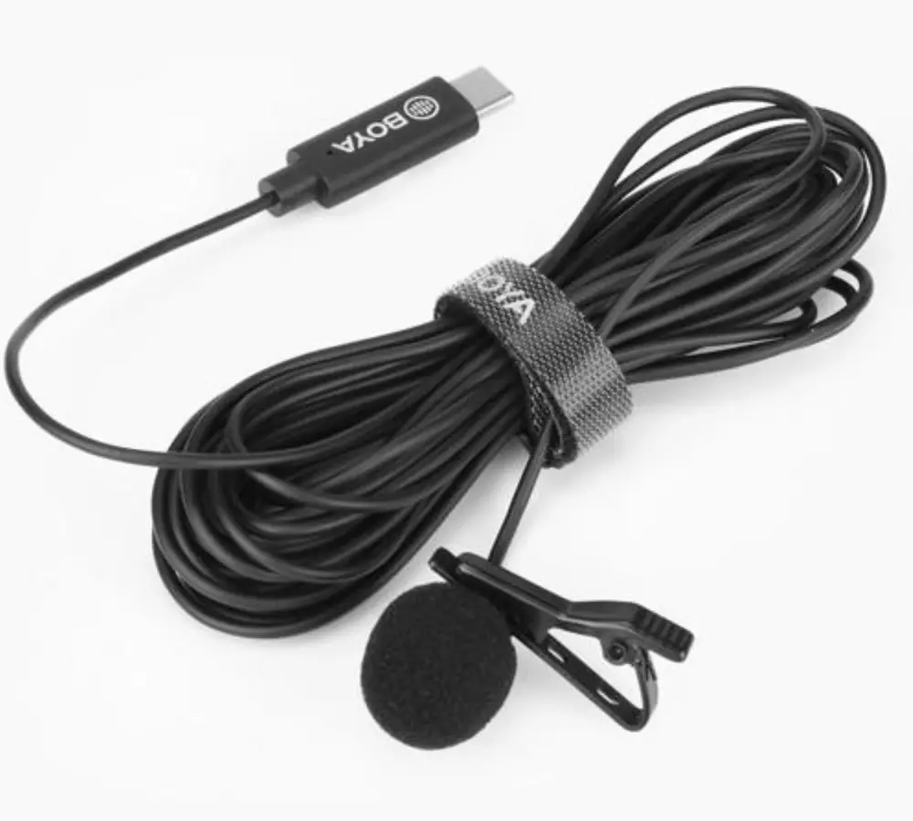 Микрофон брошка BOYA BY-M3, USB-C