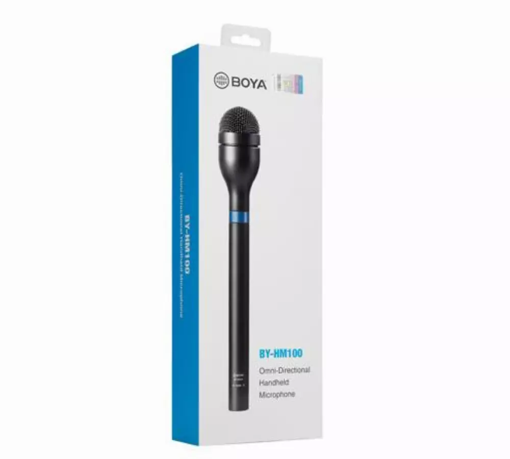 Ръчен микрофон BOYA BY-HM100 - динамичен, XLR