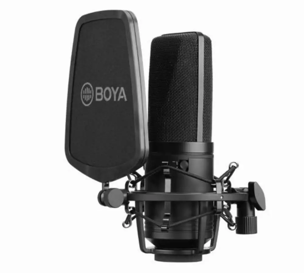 Микрофон BOYA BY-M1000 - кондензаторен, XLR