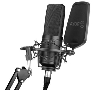 Микрофон BOYA BY-M1000 - кондензаторен, XLR