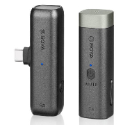 Безжичен микрофон брошка BOYA BY-WM3U, USB-C, комплект предавател и приемник