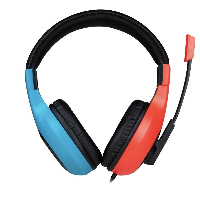 Геймърски слушалки Nacon Bigben Nintendo Switch Headset V1, Микрофон, Червен/Син