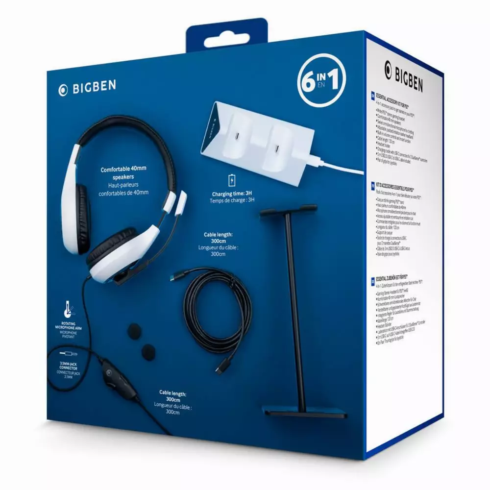 Комплект BigBen PS5 Essential Pack 6in1 NACON