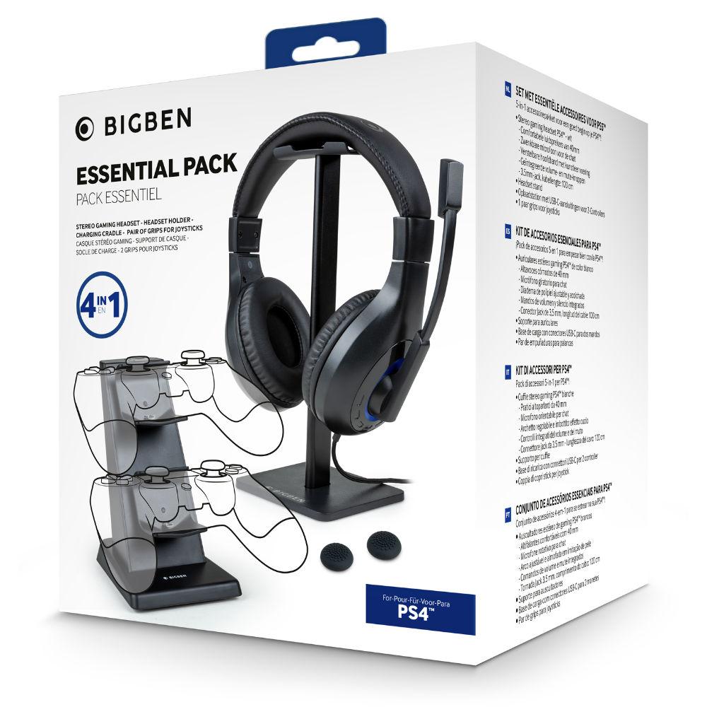 Комплект BigBen PS4 Essential Pack 4in1 NACON