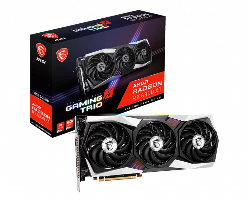 Видео карта MSI Radeon RX 6900 XT GAMING X TRIO 16G GDDR6 - 912-V395-016