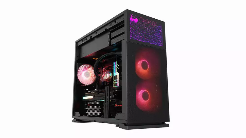Кутия In Win N127 Mid-Tower TG Mesh Black
