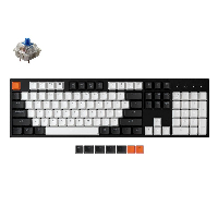 Геймърска клавиатура Keychron C2 Full-Size Gateron G Pro Blue Switch White LED ABS