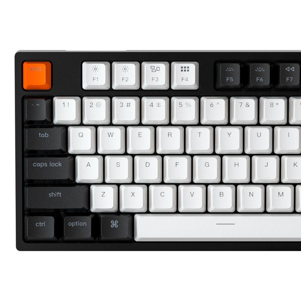 Геймърска клавиатура Keychron C2 Full-Size Gateron G Pro Brown Switch White LED ABS