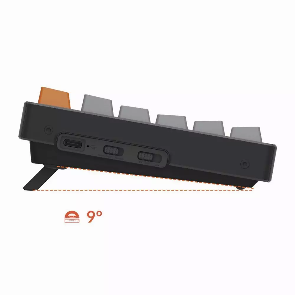 Безжична геймърска клавиатура Keychron K10 Hot-Swappable Full-Size Gateron Red Switch RGB LED ABS