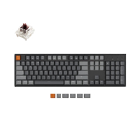 Безжична геймърска клавиатура Keychron K10 Hot-Swappable Full-Size Gateron Brown Switch RGB LED ABS