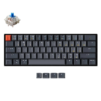 Безжична геймърска клавиатура Keychron K12 Hot-Swappable 60% Gateron Blue Switch RGB LED ABS