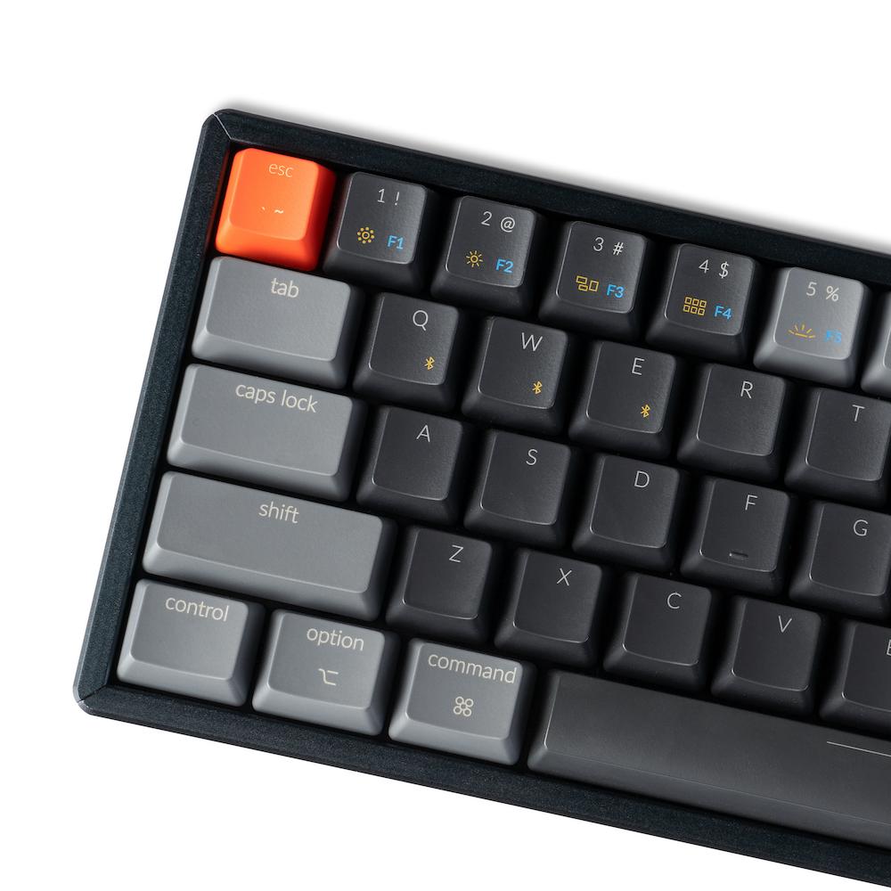 Безжична геймърска клавиатура Keychron K12 Hot-Swappable 60% Gateron Brown Switch RGB LED ABS