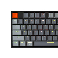 Безжична геймърска клавиатура Keychron K8 Aluminum Hot-Swappable TKL Gateron Blue Switch RGB LED ABS