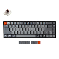Безжична геймърска клавиатура Keychron K6 Hot-Swappable 65% Brown Switch RGB LED ABS