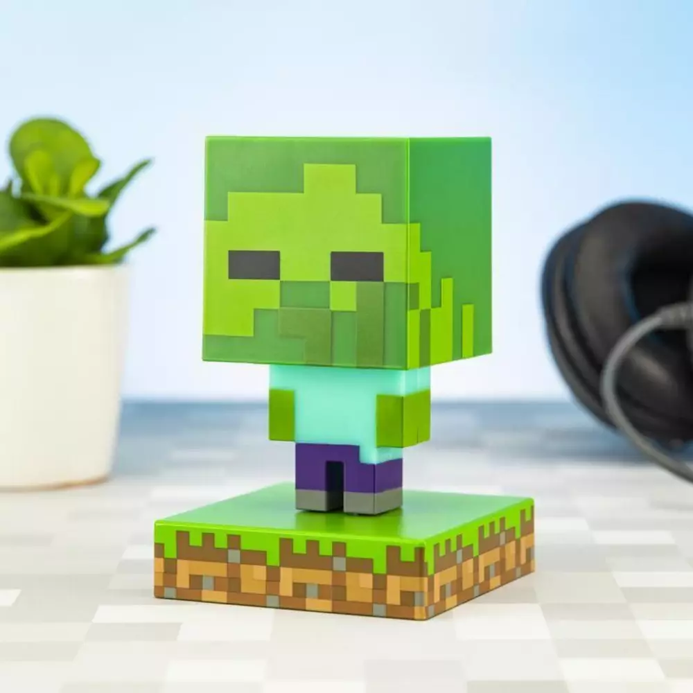 Статуетка Paladone Minecraft Zombie Icon Lamp