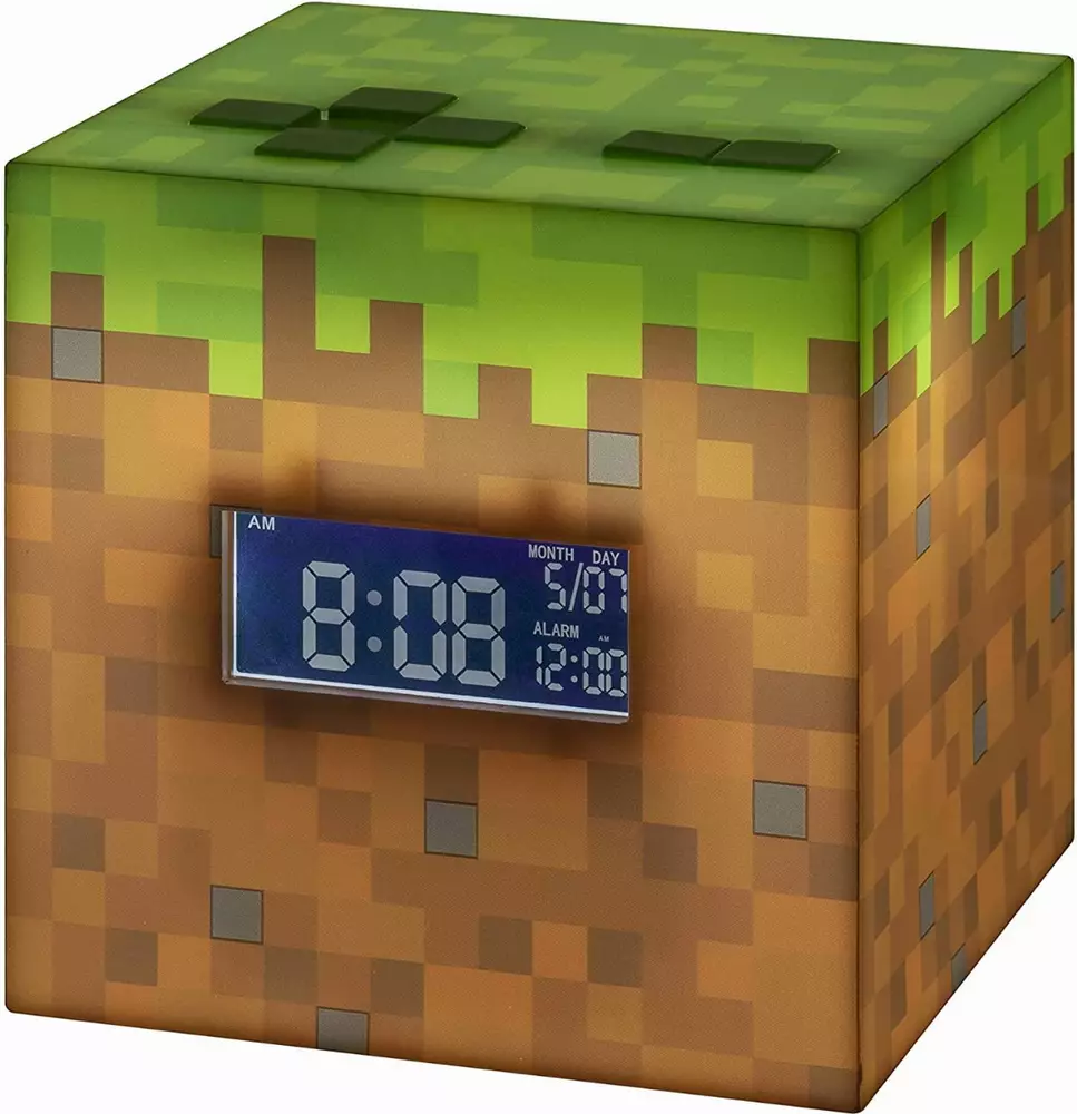 Часновник/будилник Paladone Minecraft Alarm Clock