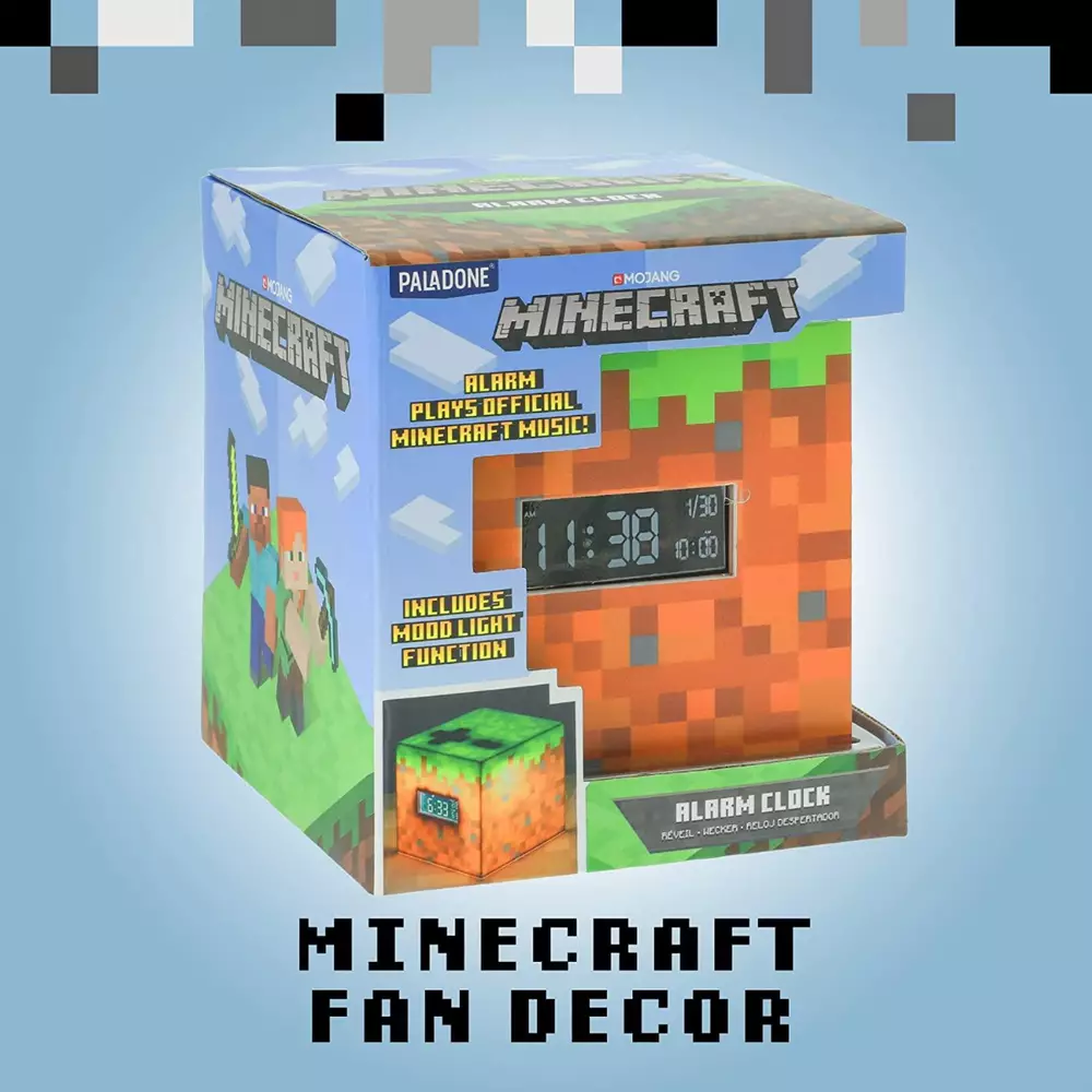 Часновник/будилник Paladone Minecraft Alarm Clock
