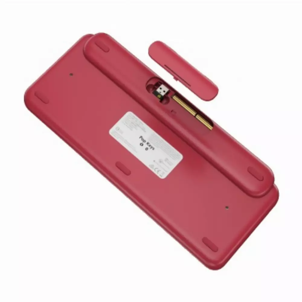 Πληκτρολόγιο Logitech POP Wireless Mechanical Keyboard Emoji Keys Heartbreaker Rose - 920-010737