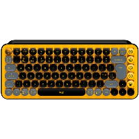 Клавиатура Logitech POP Wireless Mechanical Keyboard Emoji Keys Blast Yellow - 920-010735