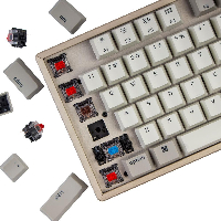 Геймърска клавиатура Keychron K8 Aluminum Hot-Swappable TKL Blue Switch No LED ABS