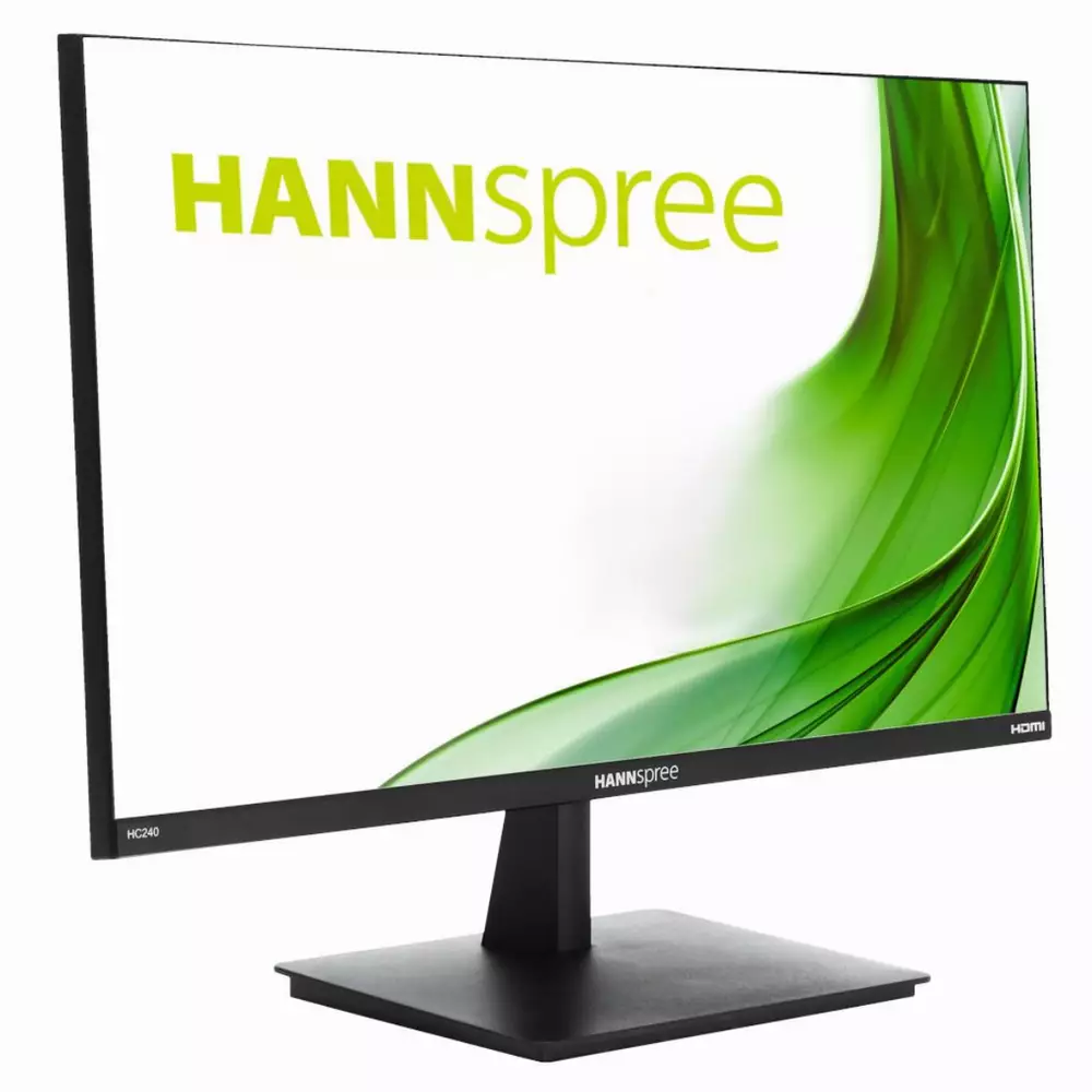 Монитор HANNSPREE HC240PFB 23.8", IPS, FHD 1920x1080, D-Sub, HDMI, DP, Черен
