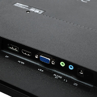 Монитор HANNSPREE HC246PFB, WUXGA, Wide, 24 inch, D-Sub, HDMI, DP, Черен