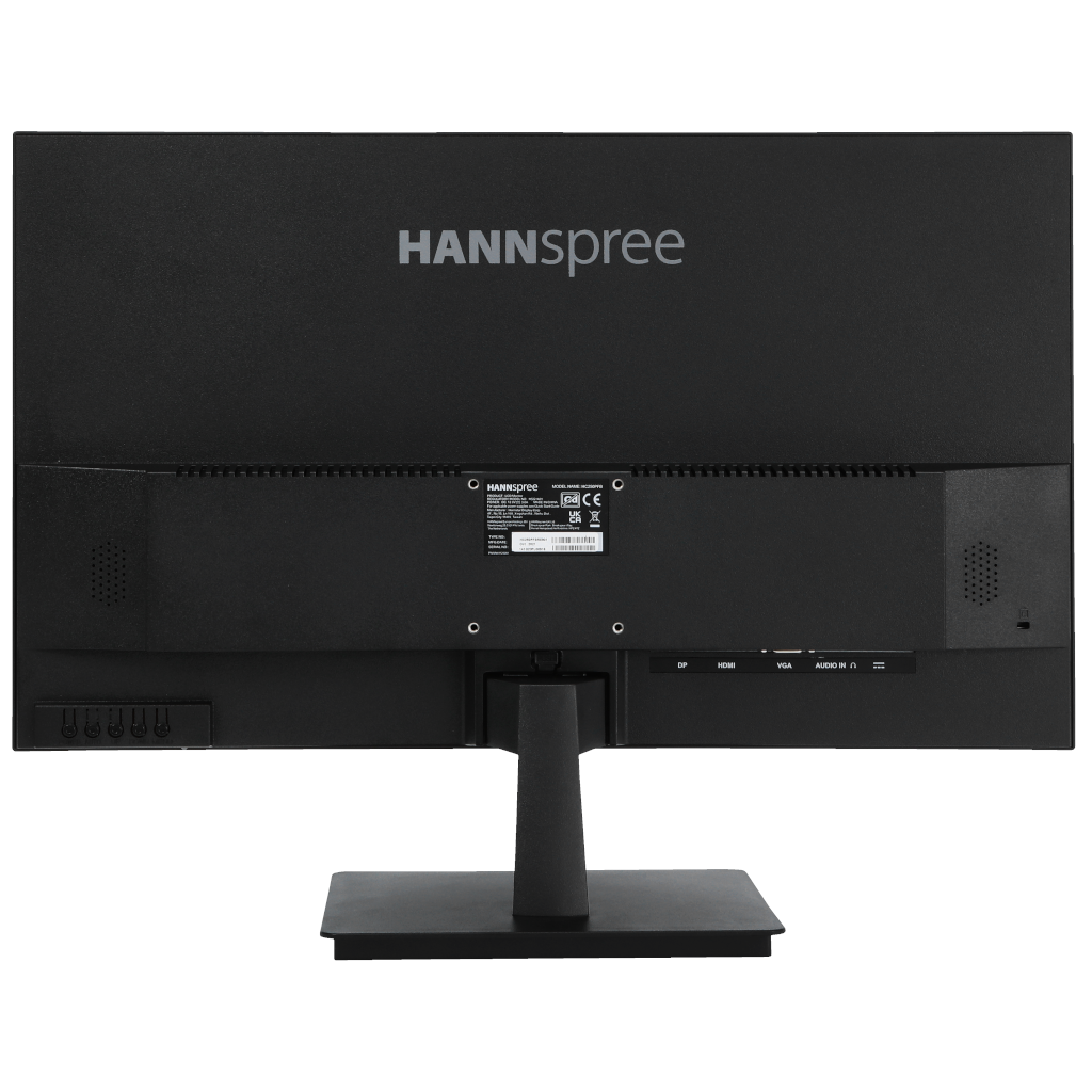 Монитор HANNSPREE HC 250 PFB, Full HD, Wide, 24.5 inch, D-Sub, HDMI, DP, Черен