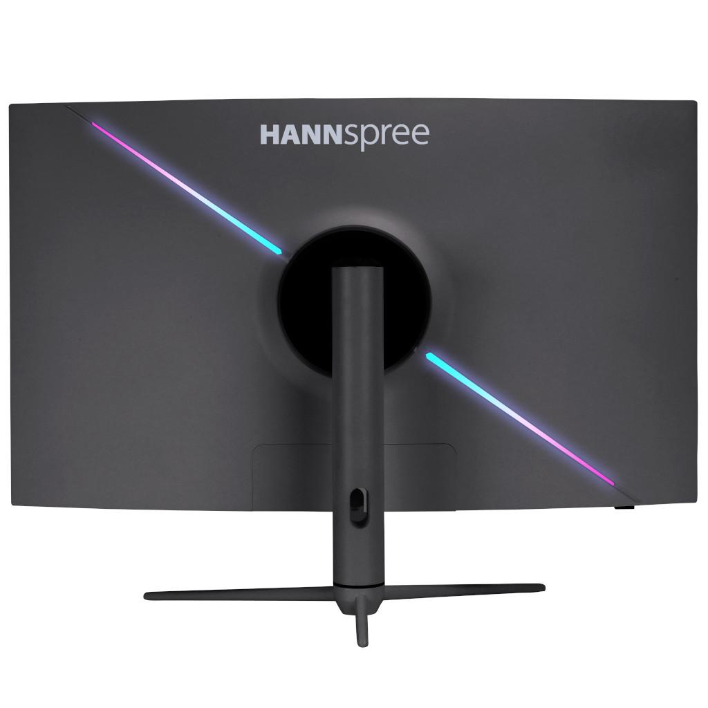 Геймърски монитор HANNSPREE HG 392 PCB, WQHD, Wide, Извит, 38.5 inch, 165 Hz, HDMI, DP, Черен