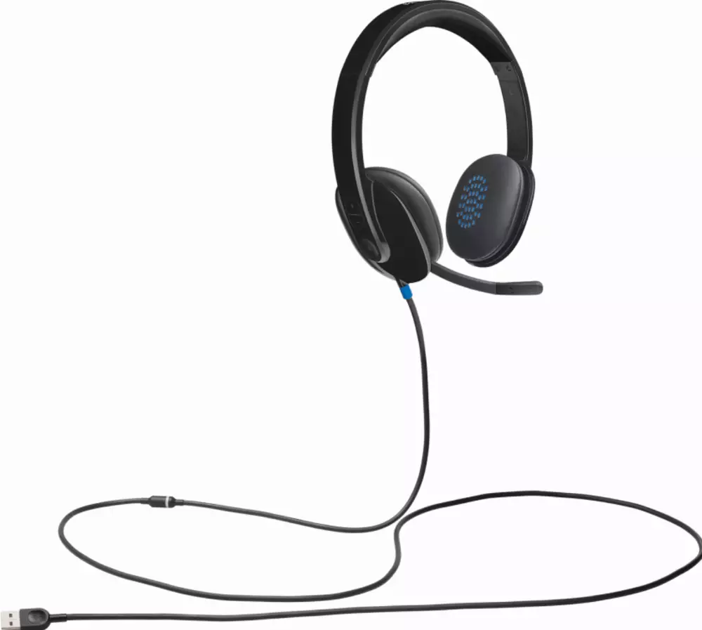 Слушалки с микрофон Logitech H540, USB