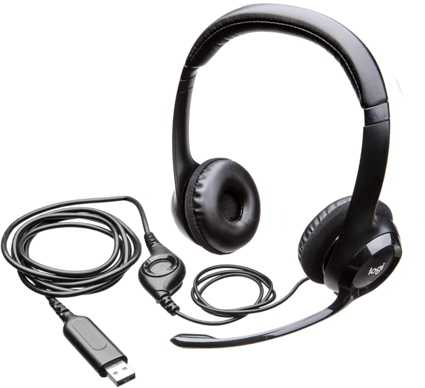 Слушалки с микрофон Logitech H390, USB