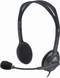 Слушалки с микрофон Logitech H111, 3.5mm
