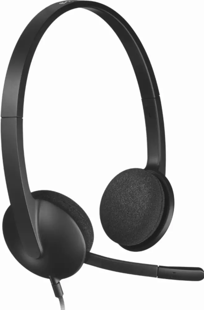 Слушалки с микрофон Logitech H340, USB