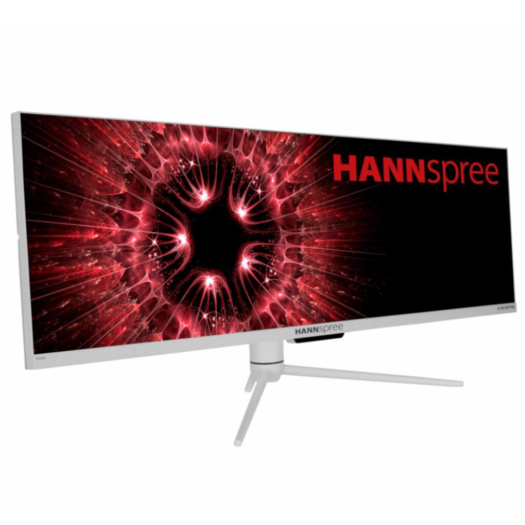 Геймърски монитор HANNSPREE HG 440 CFW, Double Full HD, UltraWide, Извит, 43.8 inch, 120 Hz, HDMI, DP, USB-C, Черен