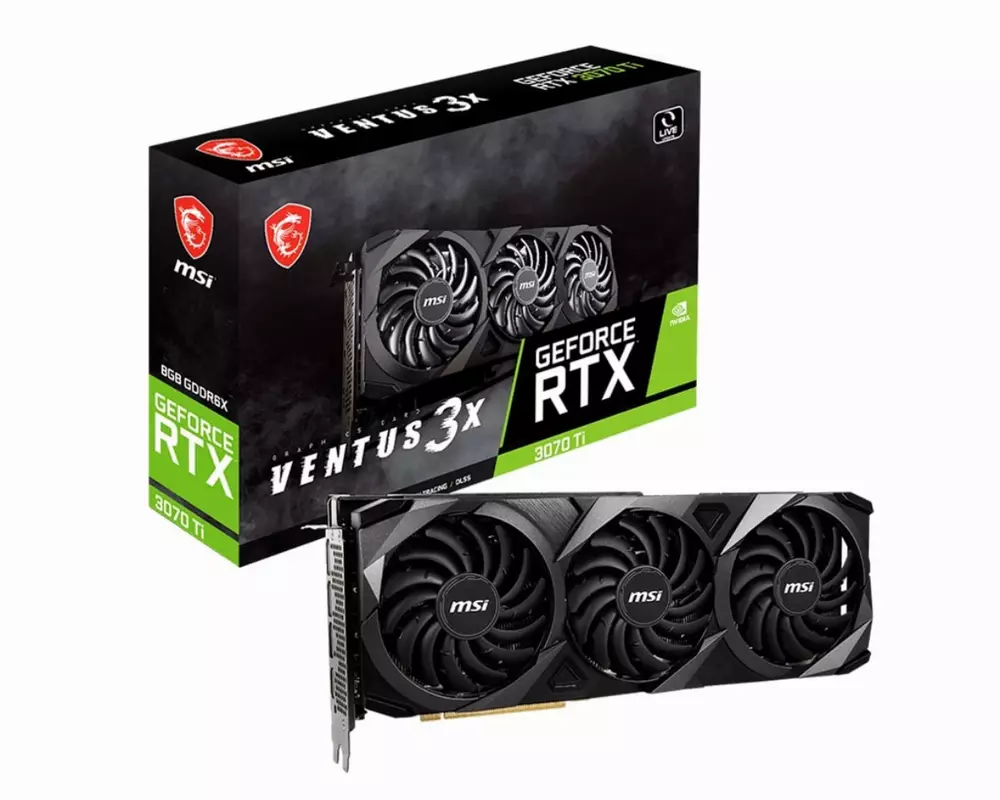 Видео карта MSI GeForce RTX 3070 Ti VENTUS 3X OC 8GB
