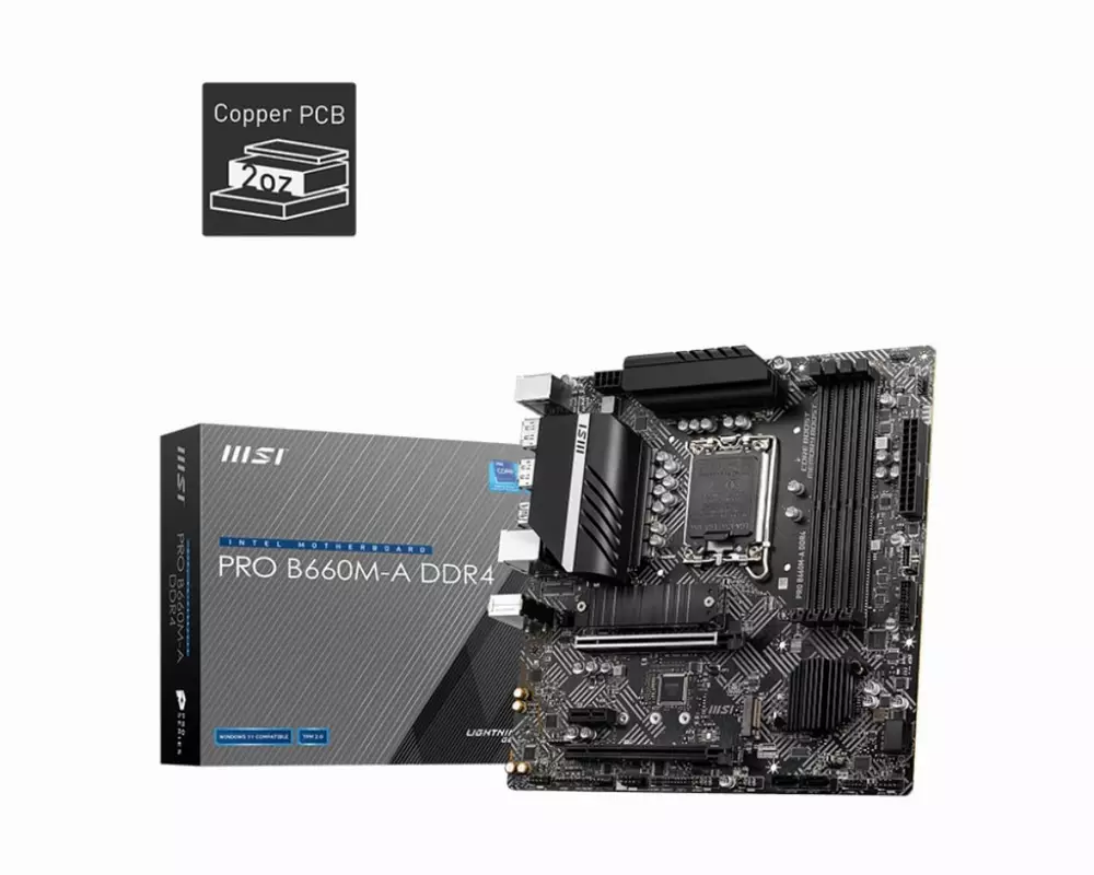 Дънна платка MSI PRO B660M-A DDR4 LGA1700