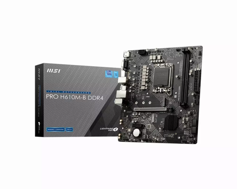 Дънна платка MSI PRO H610M-B DDR4 LGA1700